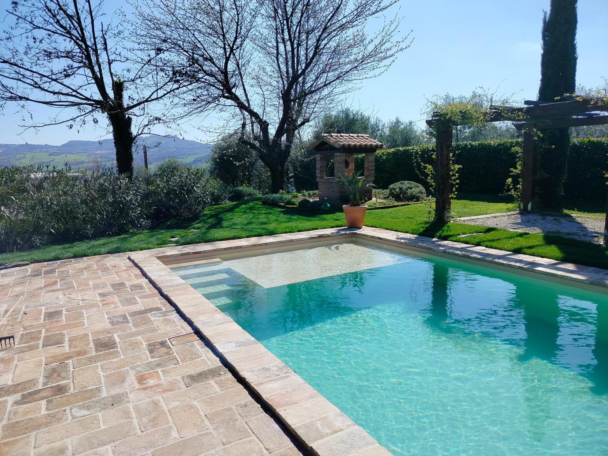 Ca' Le Cerque, Villa Surrounded By The Marche Nature フォッソンブローネ エクステリア 写真