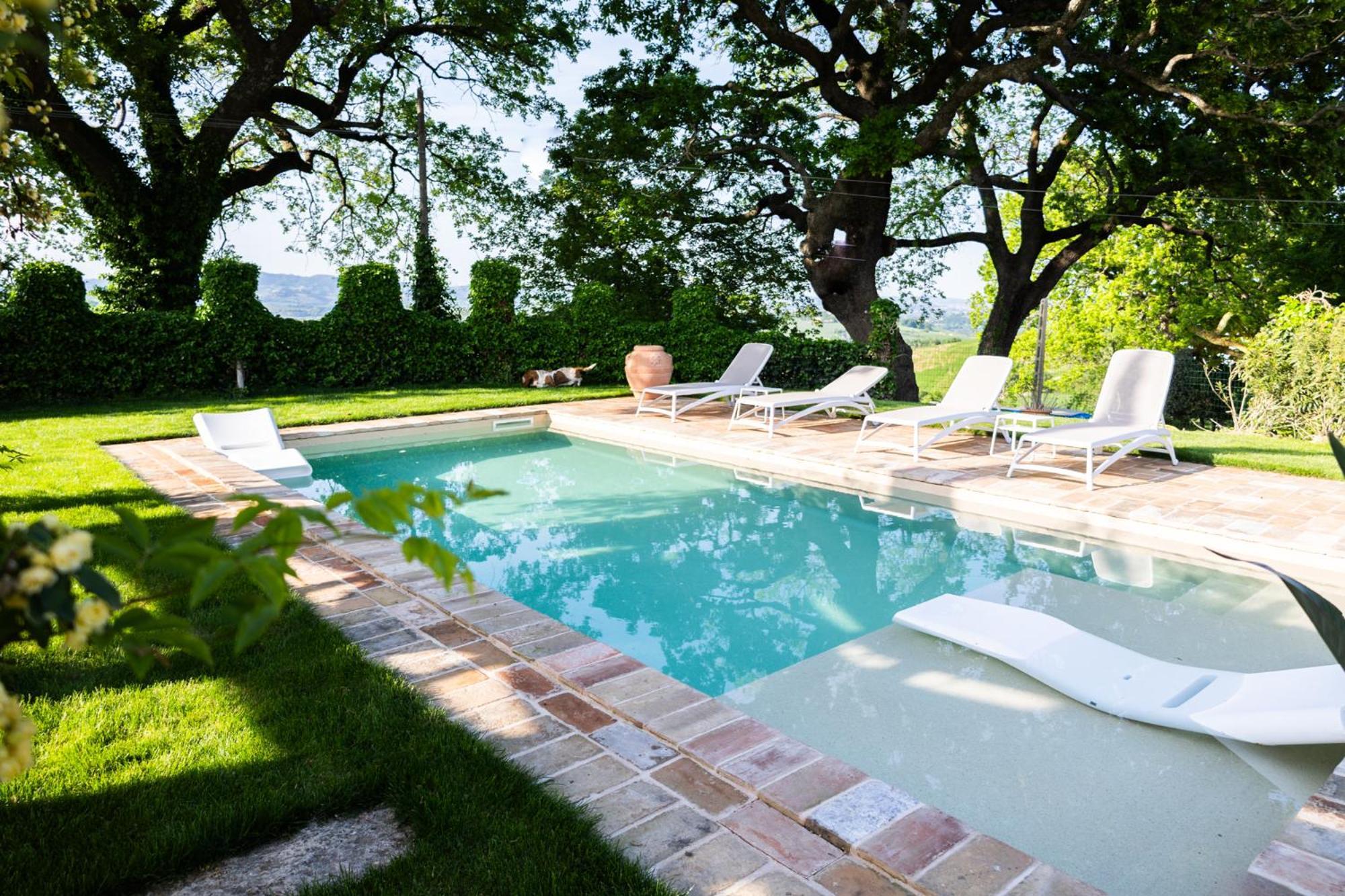 Ca' Le Cerque, Villa Surrounded By The Marche Nature フォッソンブローネ エクステリア 写真