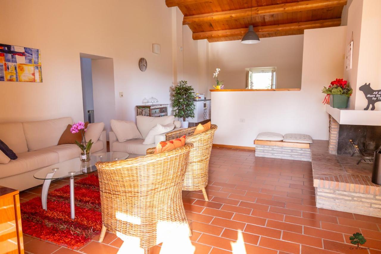 Ca' Le Cerque, Villa Surrounded By The Marche Nature フォッソンブローネ エクステリア 写真